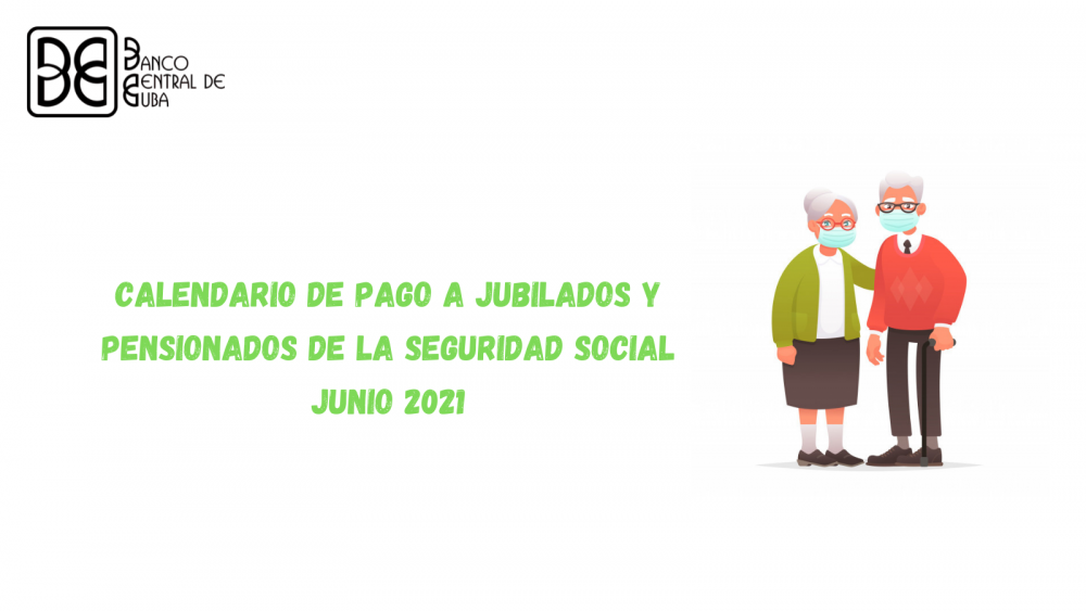 Imagen relacionada con la noticia :Calendario de pago a jubilados y pensionados de la seguridad social